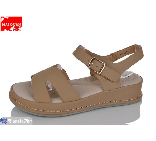 Босоніжки жіночі на літо (8 пар р.36-41) коричневий  "Maiguan"
