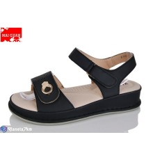 Босоніжки жіночі на літо (8 пар р.36-41) чорний  "Maiguan"