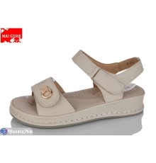 Босоніжки жіночі на літо (8 пар р.36-41) бежевий  "Maiguan"