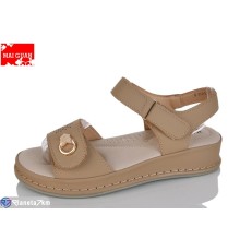 Босоніжки жіночі на літо (8 пар р.36-41) коричневий  "Maiguan"