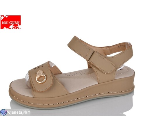 Босоніжки жіночі на літо (8 пар р.36-41) коричневий  "Maiguan"