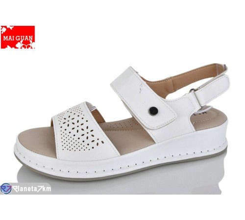 Босоніжки жіночі на літо (8 пар р.36-41) білий  "Maiguan"
