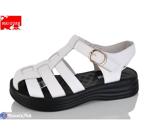 Босоніжки жіночі на літо (8 пар р.36-41) білий  "Maiguan"