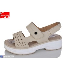 Босоніжки жіночі на літо (8 пар р.36-41) бежевий  "Maiguan"