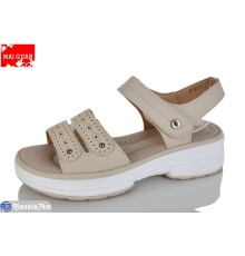 Босоніжки жіночі на літо (8 пар р.36-41) бежевий  "Maiguan"