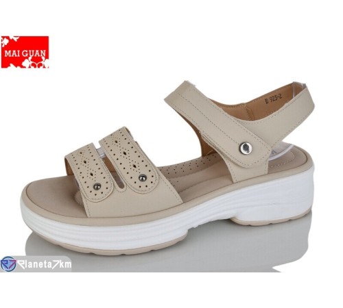 Босоніжки жіночі на літо (8 пар р.36-41) бежевий  "Maiguan"