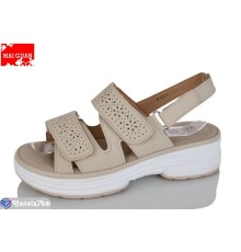 Босоніжки жіночі на літо (8 пар р.36-41) бежевий  "Maiguan"