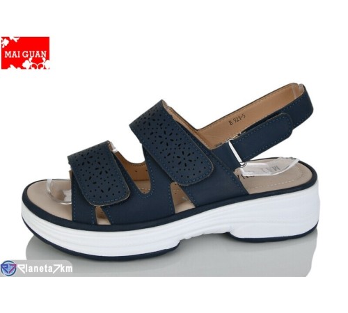 Босоніжки жіночі на літо (8 пар р.36-41) синій  "Maiguan"