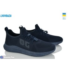 Кросівки чоловічі на літо (8 пар р.40-45) синій  "LEOBAZA"