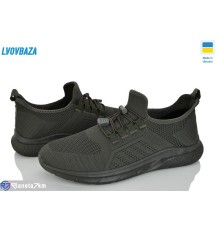 Кросівки чоловічі на літо (8 пар р.40-45) зелений  "LEOBAZA"