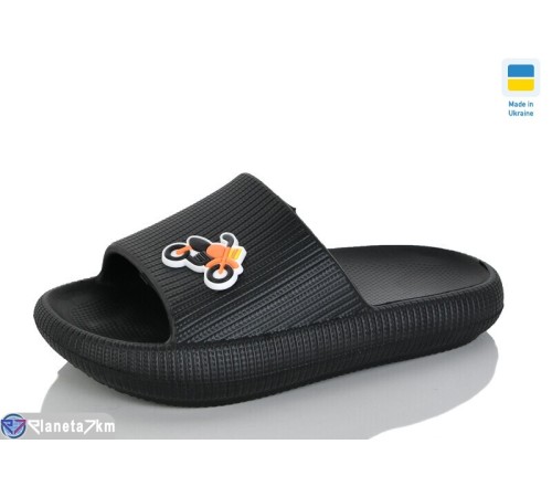 Шлепки дитячі на літо (6 пар р.24-29) чорний  "LINKA"