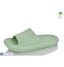 Шлепки дитячі на літо (6 пар р.30-35) зелений  "LINKA"