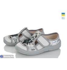 Тапки дитячі на весну/осінь (7 пар р.24-30) сірий  "FLORIK"