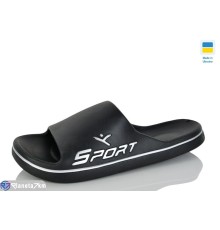 Шлепки чоловічі на літо (8 пар р.41-46) чорний  "Melinda"