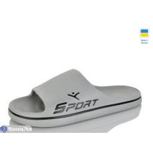 Шлепки чоловічі на літо (8 пар р.41-46) сірий  "Melinda"