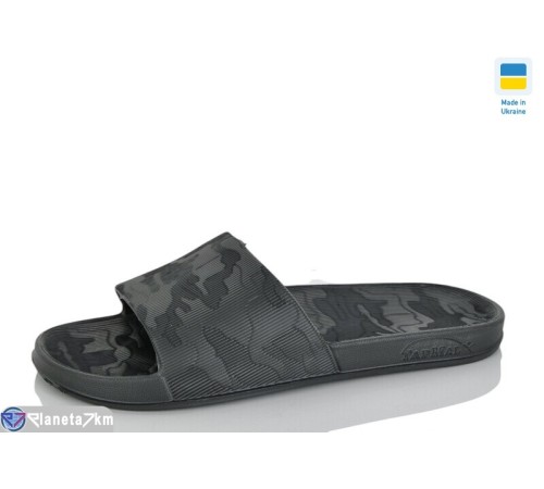 Шлепки чоловічі на літо (6 пар р.40-46) сірий  "Melinda"