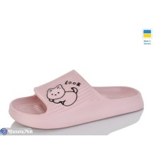 Шлепки жіночі на літо (8 пар р.36-41) рожевий  "Melinda"