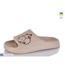 Шлепки жіночі на літо (8 пар р.36-41) бежевий  "Melinda"