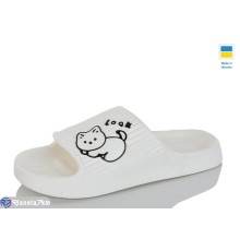 Шлепки жіночі на літо (8 пар р.36-41) білий  "Melinda"