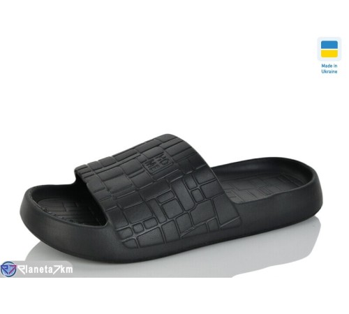 Шлепки жіночі на літо (6 пар р.36-41) чорний  "Melinda"