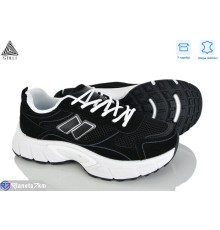 Кросівки жіночі на весну/осінь (8 пар р.36-41) чорний  "STILLI Group"