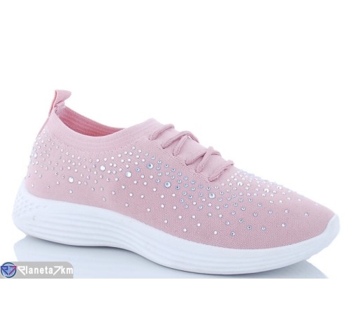 Кросівки жіночі на літо (8 пар р.36-41) рожевий  "Emin"