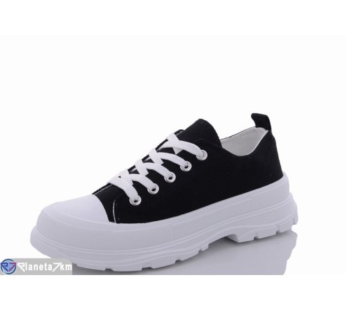 Кросівки жіночі на весну/осінь (8 пар р.36-41) чорний  "Emin"