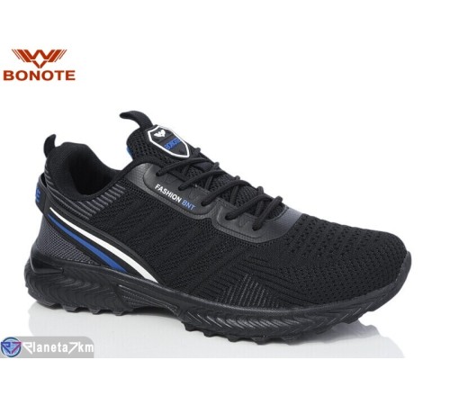 Кросівки чоловічі на весну/осінь (8 пар р.41-46) чорний  "Bonote"