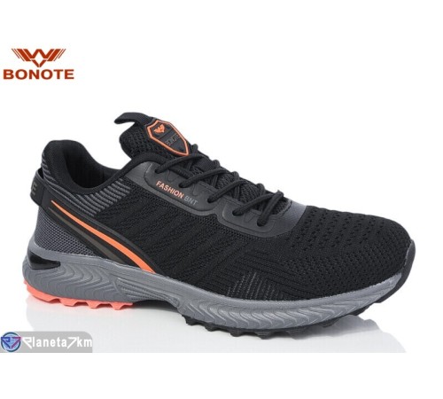 Кросівки чоловічі на весну/осінь (8 пар р.41-46) чорний  "Bonote"