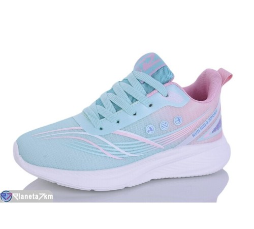 Кросівки жіночі на весну/осінь (8 пар р.36-41) зелений  "DIKO"