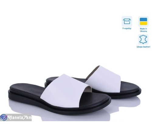 Шлепки жіночі на літо (6 пар р.37-40) білий  "Daman"