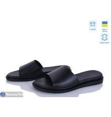 Шлепки жіночі на літо (6 пар р.37-40) чорний  "Daman"