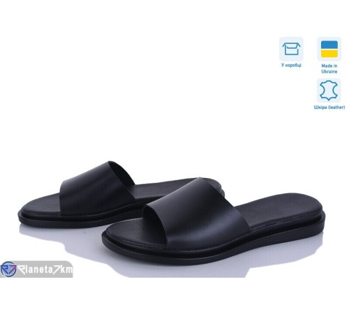 Шлепки жіночі на літо (6 пар р.37-40) чорний  "Daman"