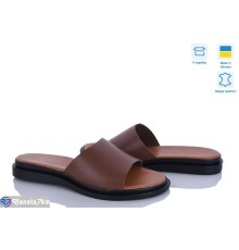 Шлепки жіночі на літо (6 пар р.37-40) коричневий  "Daman"