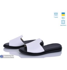 Шлепки жіночі на літо (6 пар р.37-40) білий  "Daman"