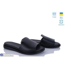 Шлепки жіночі на літо (6 пар р.37-40) чорний  "Daman"