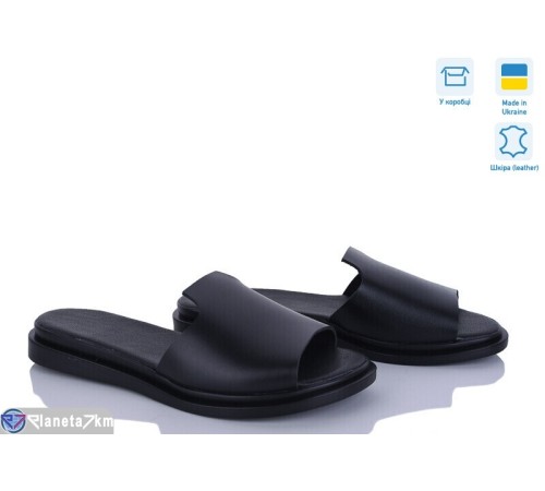 Шлепки жіночі на літо (6 пар р.37-40) чорний  "Daman"