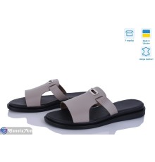 Шлепки жіночі на літо (6 пар р.37-40) бежевий  "Daman"