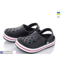 Кроки дитячі на літо (8 пар р.24-35) чорний  "LEO"