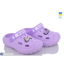 Кроки дитячі на літо (8 пар р.24-32) фіолетовий  "LEO"