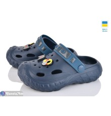 Кроки дитячі на літо (8 пар р.24-33) синій  "LEO"