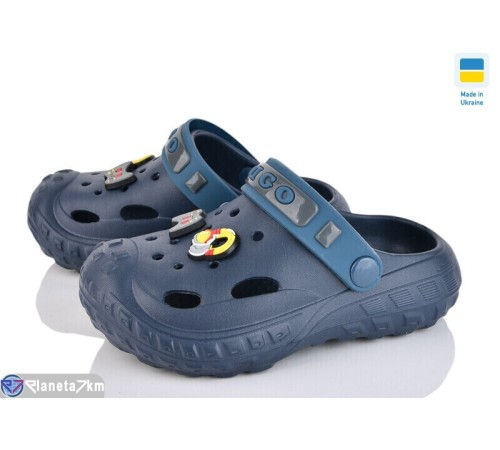 Кроки дитячі на літо (8 пар р.24-33) синій  "LEO"