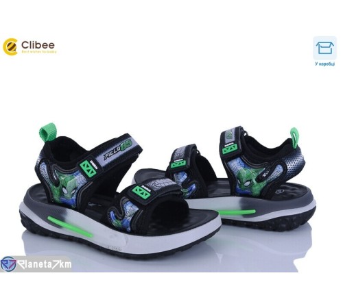 Сандалі дитячі на літо (6 пар р.26-31) чорний  "BELIES"