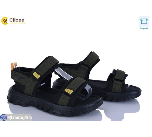 Сандалі дитячі на літо (6 пар р.34-39) зелений  "BELIES"