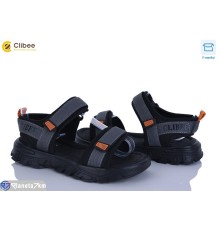 Сандалі дитячі на літо (6 пар р.34-39) сірий  "BELIES"