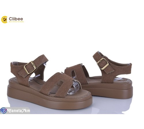 Дитячі босоніжки на літо (6 пар р.32-37) коричневий  "BELIES"