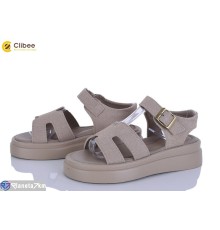 Дитячі босоніжки на літо (6 пар р.32-37) бежевий  "BELIES"