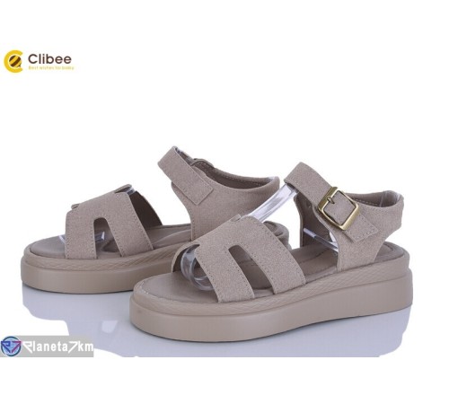 Дитячі босоніжки на літо (6 пар р.32-37) бежевий  "BELIES"