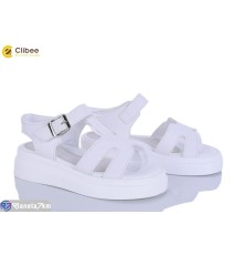 Дитячі босоніжки на літо (6 пар р.32-37) білий  "BELIES"