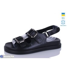 Босоніжки жіночі на літо (8 пар р.36-40) чорний  "Bogema"